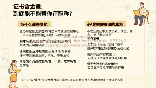 证书含金量真相：主办单位级别与评职认可口径